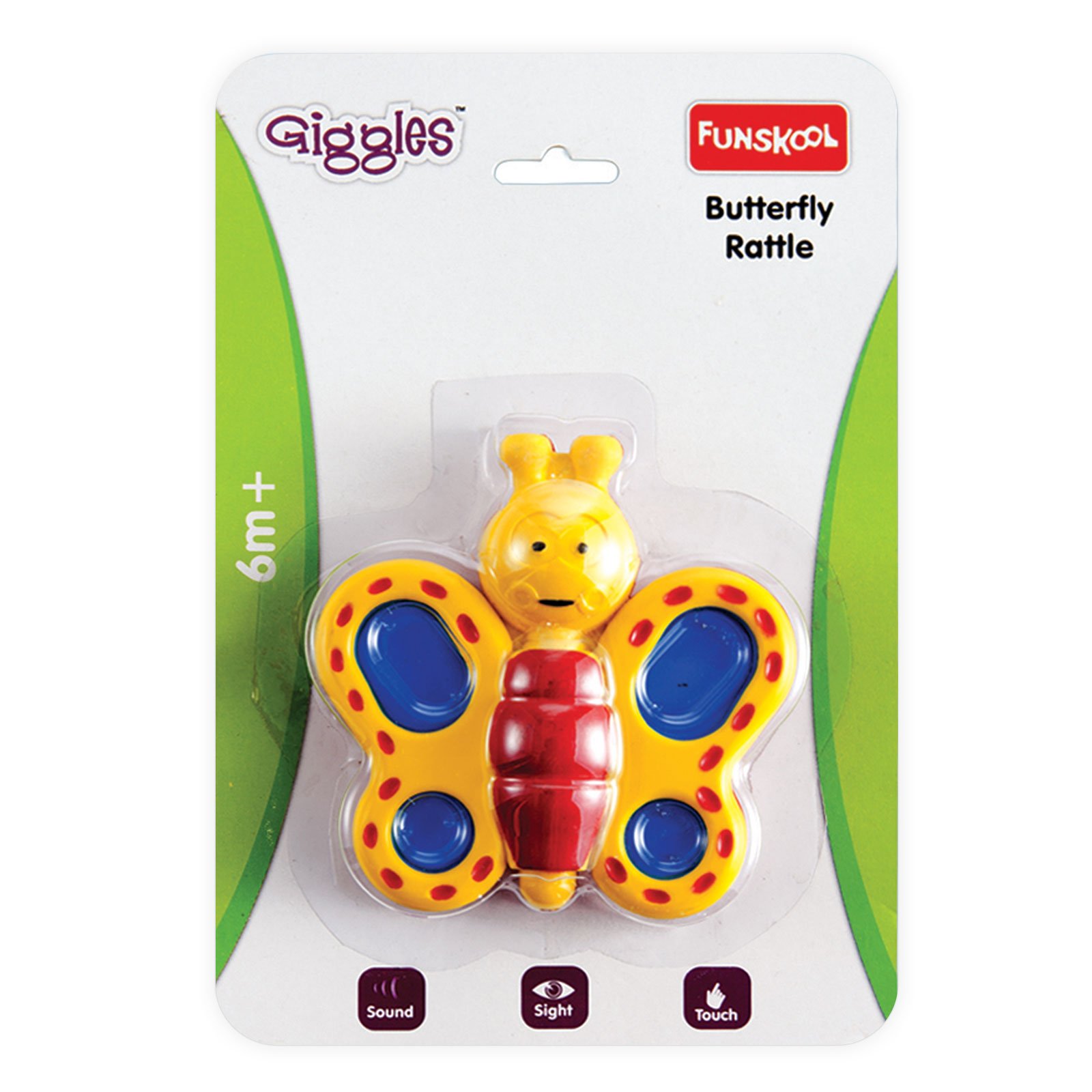 Butterfly Rattle – Bright and Engaging Sensory Toy for Babies (6+ Months)